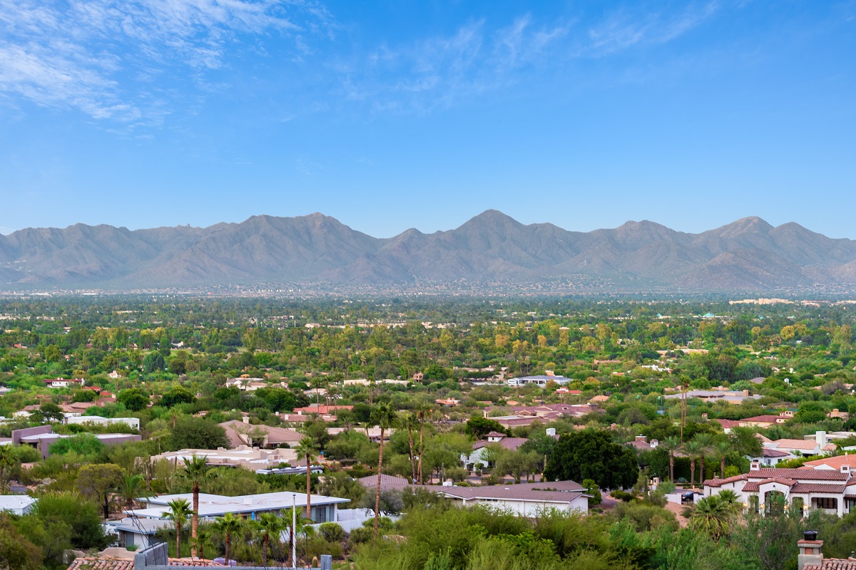A photo of Paradise Valley in Arizona.