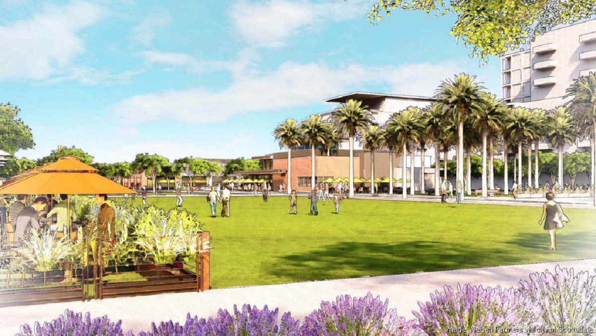 Rendering of The Parque planned for Scottsdale Arizona.