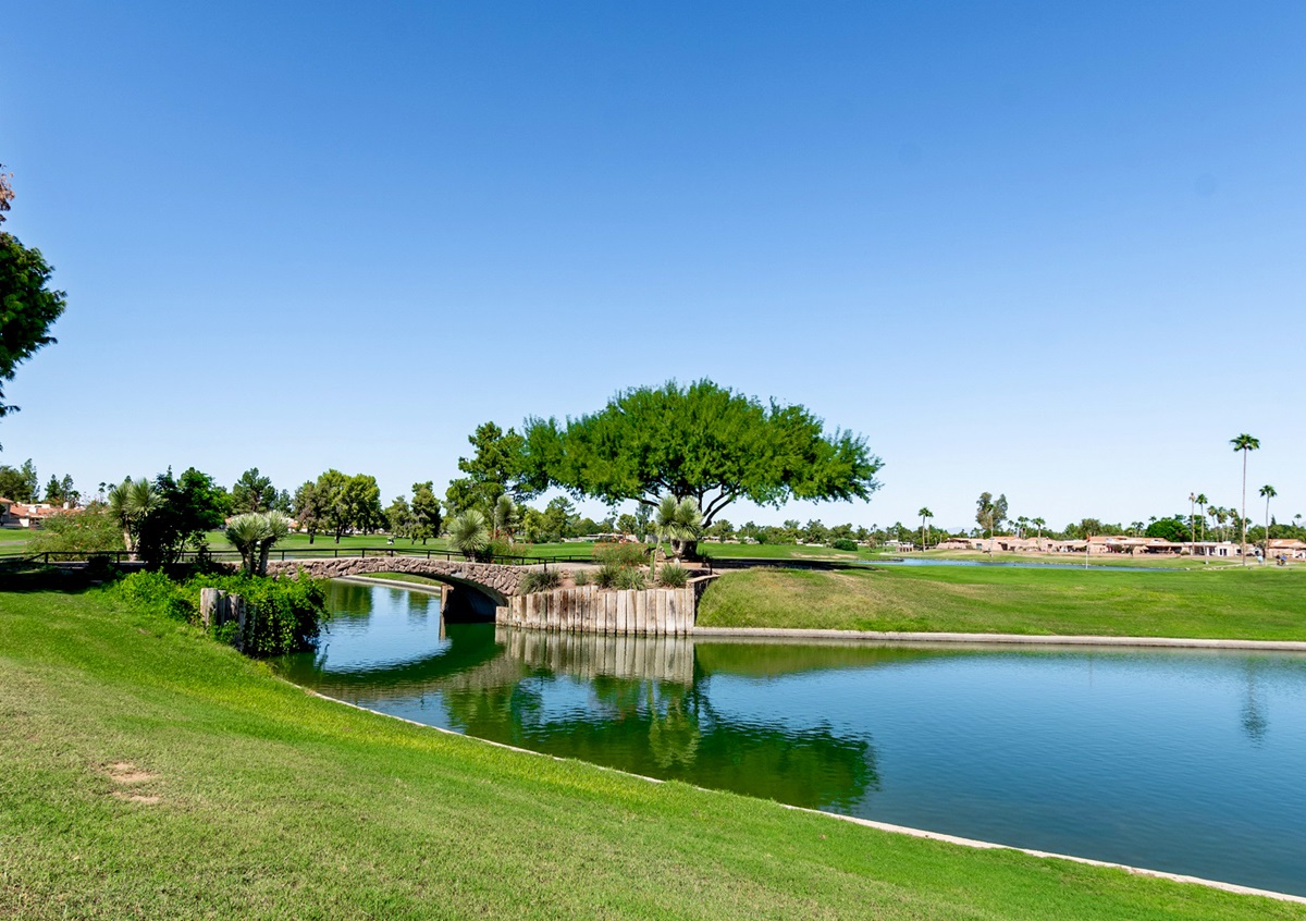 A golf course in Scottsdale, Arizona.