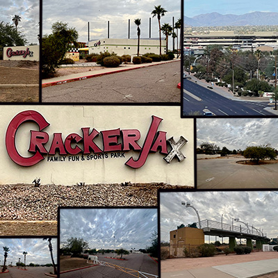 Former site of CrackerJax and the future site of The Parque.