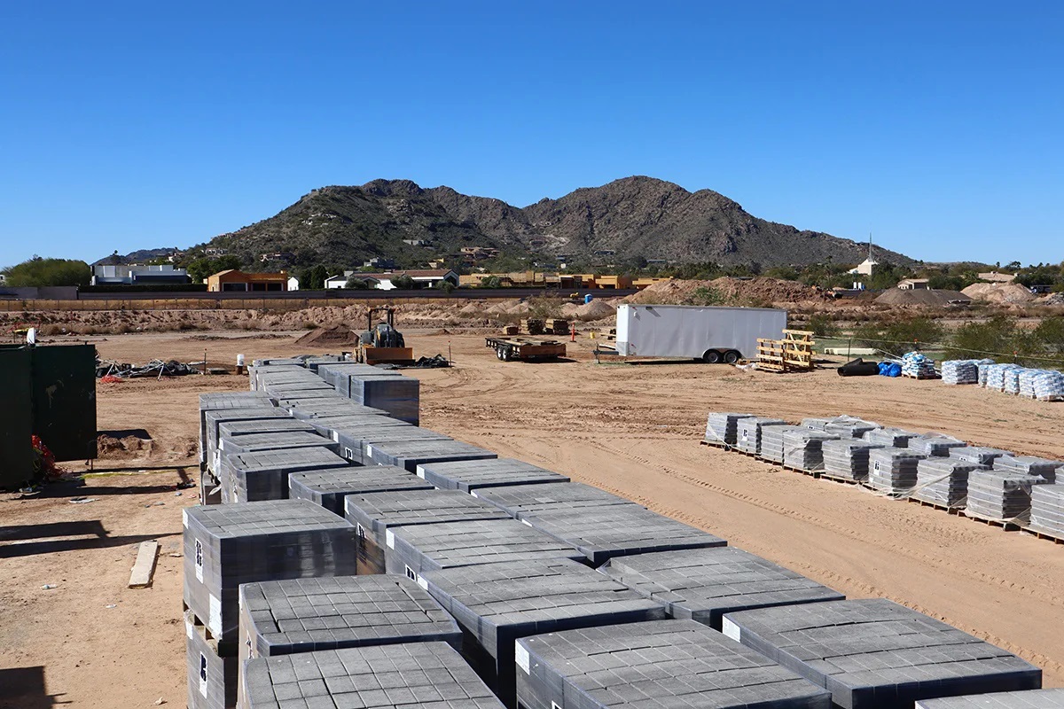 Photo of the land where FENDI Private Residences will be built in Scottsdale, Arizona.