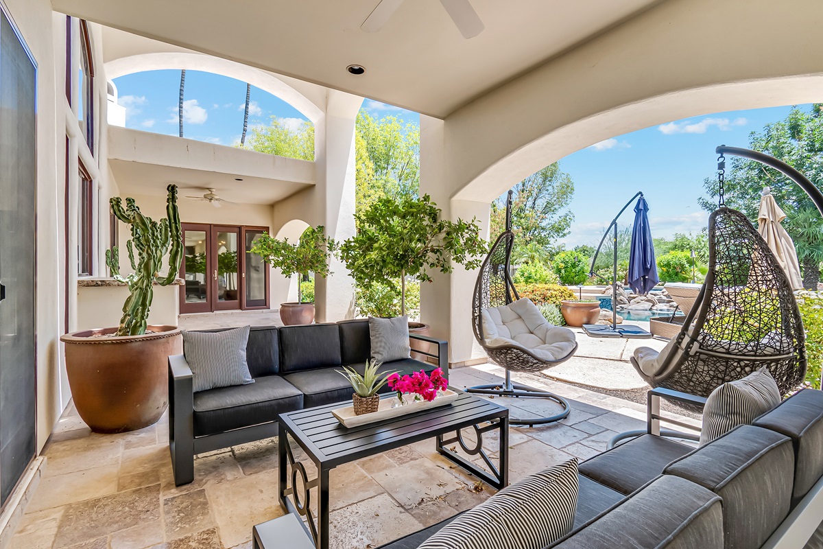 Photo of a home's patio area.