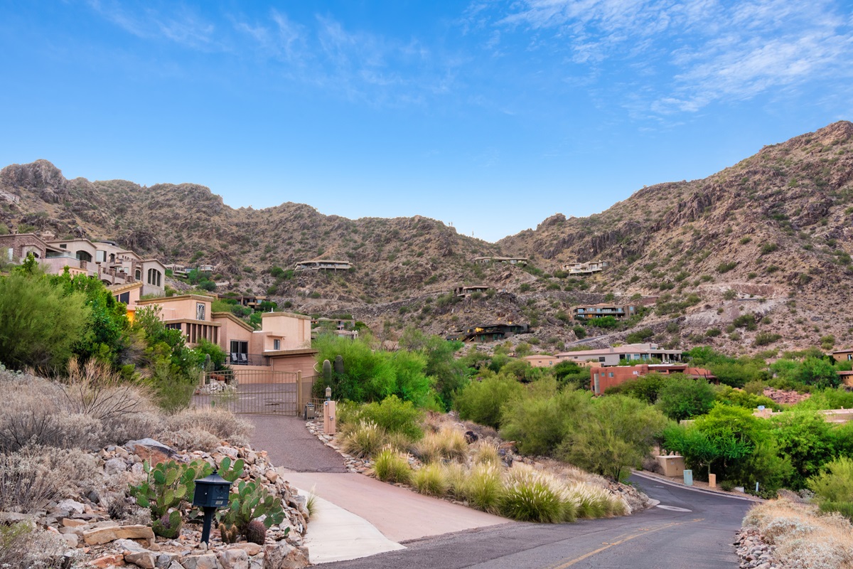 Photo of luxury homes in Paradise Valley.