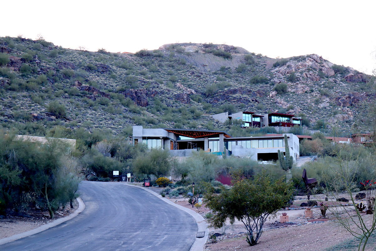 A custom mansion in Paradise Valley, Arizona.