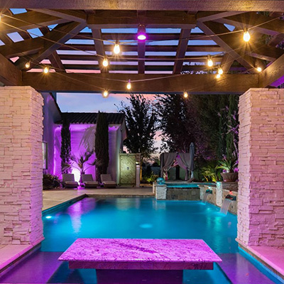 A custom home in Gilbert's Germann Estates.