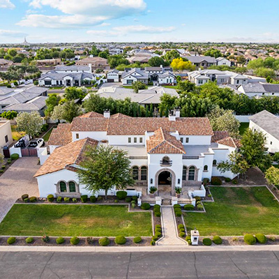 A luxury home in Gilbert, Arizona.