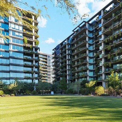 Optima Kierland condos and apartments in Scottsdale, Arizona.