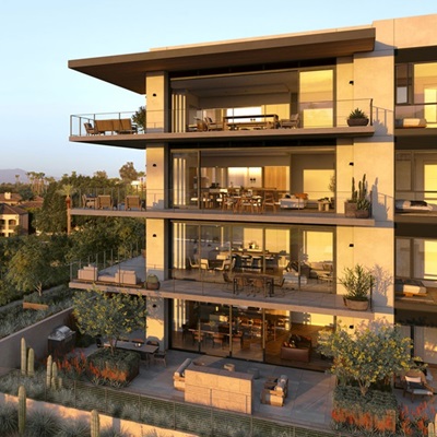 Rendering of the Mountainside Residences at Ascent at The Phoenician.