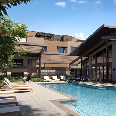 Rendering of Atavia condo project in Scottsdale, Arizona.