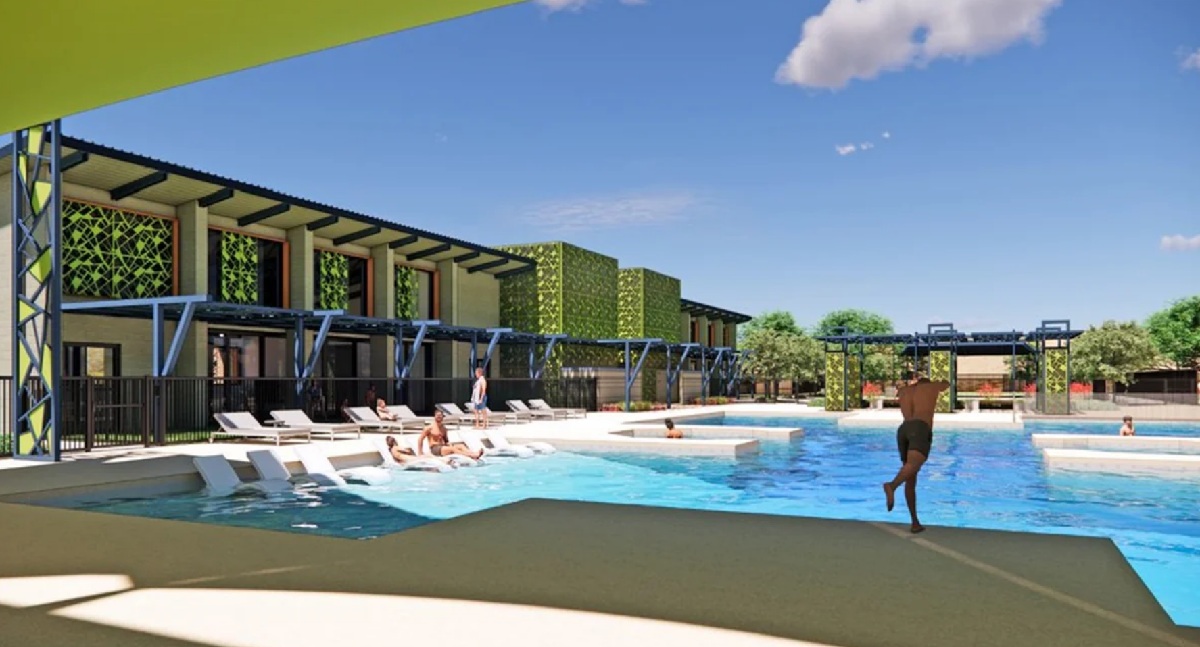 Rendering of Skyline Village.