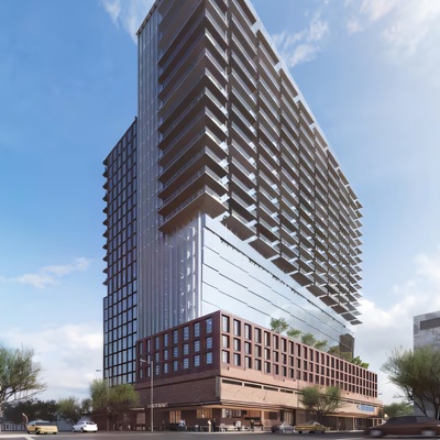Rendering of the Fairmont Phoenix Hotel & Residences to be built in Downtown Phoenix.