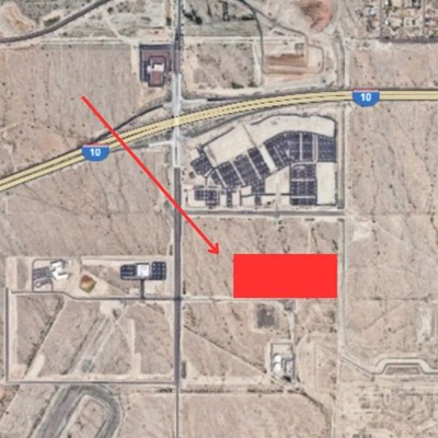 A map of a piece of land in Buckeye, Arizona.