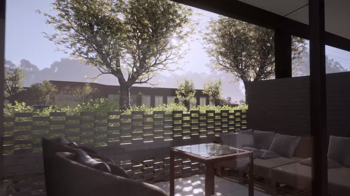 Rendering of the Vista floor plan at Vedana Tempe.