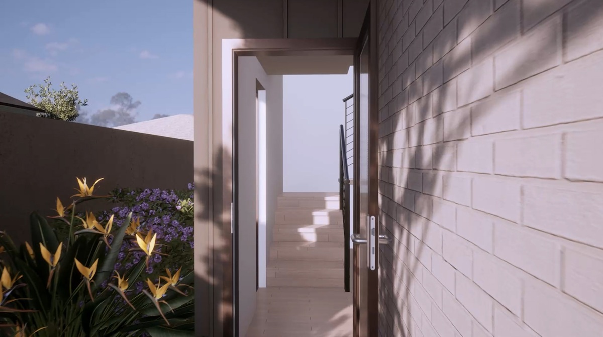 Rendering of the Terra floor plan at Vedana Tempe.