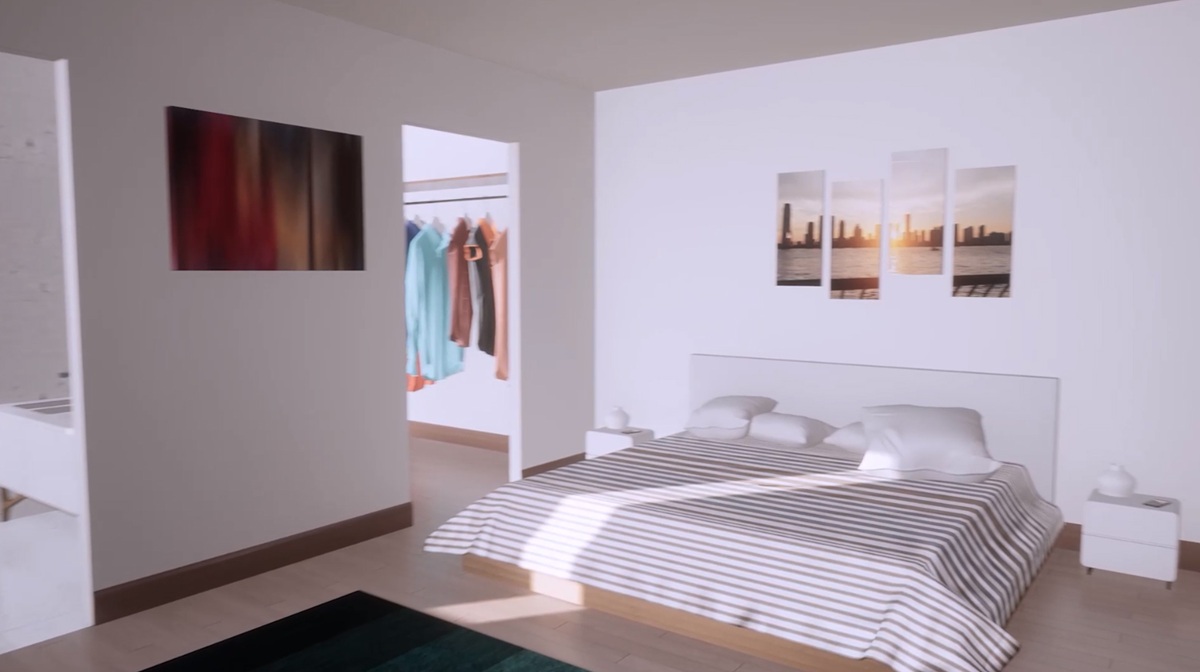 Rendering of the Vista floor plan at Vedana Tempe.