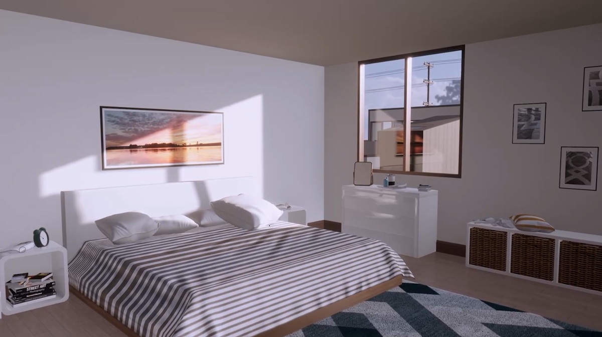 Rendering of the Terra floor plan at Vedana Tempe.