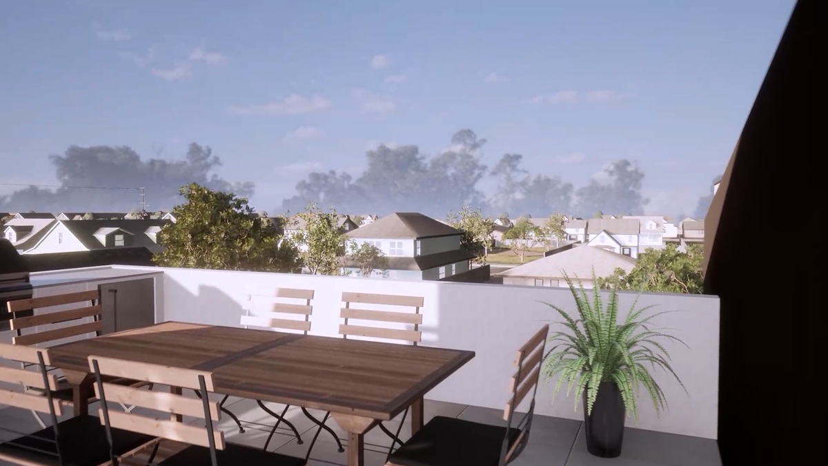 Rendering of the Vista floor plan at Vedana Tempe.