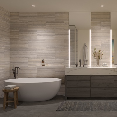 Rendering of Summit condos by Olson Kundig at Ascent at The Phoenician.