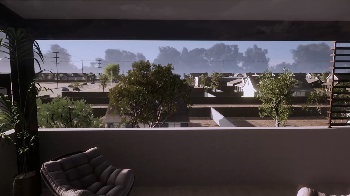 Rendering of the Terra floor plan at Vedana Tempe.
