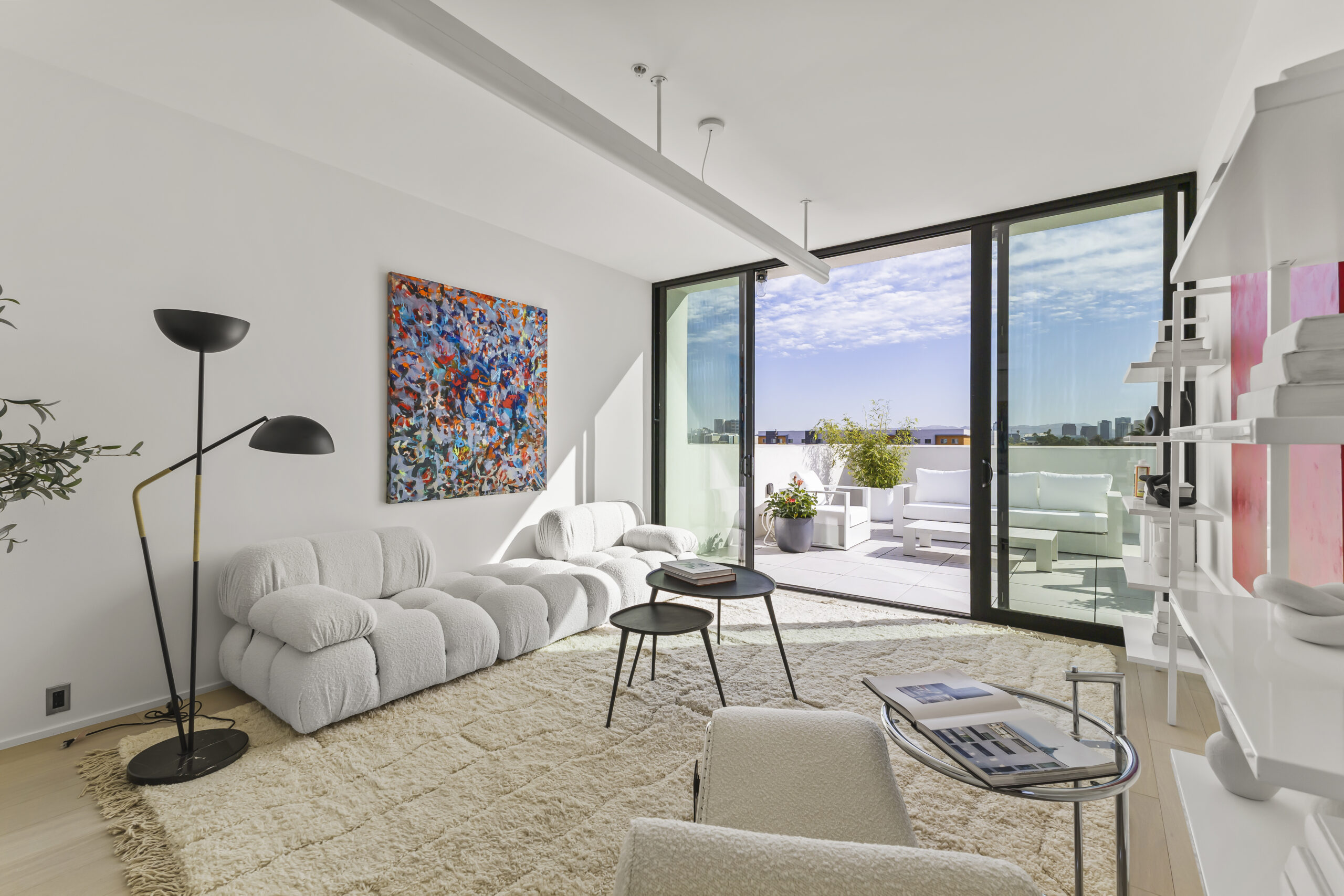 Interior photo of a townhome unit at Soleil in Midtown Phoenix.