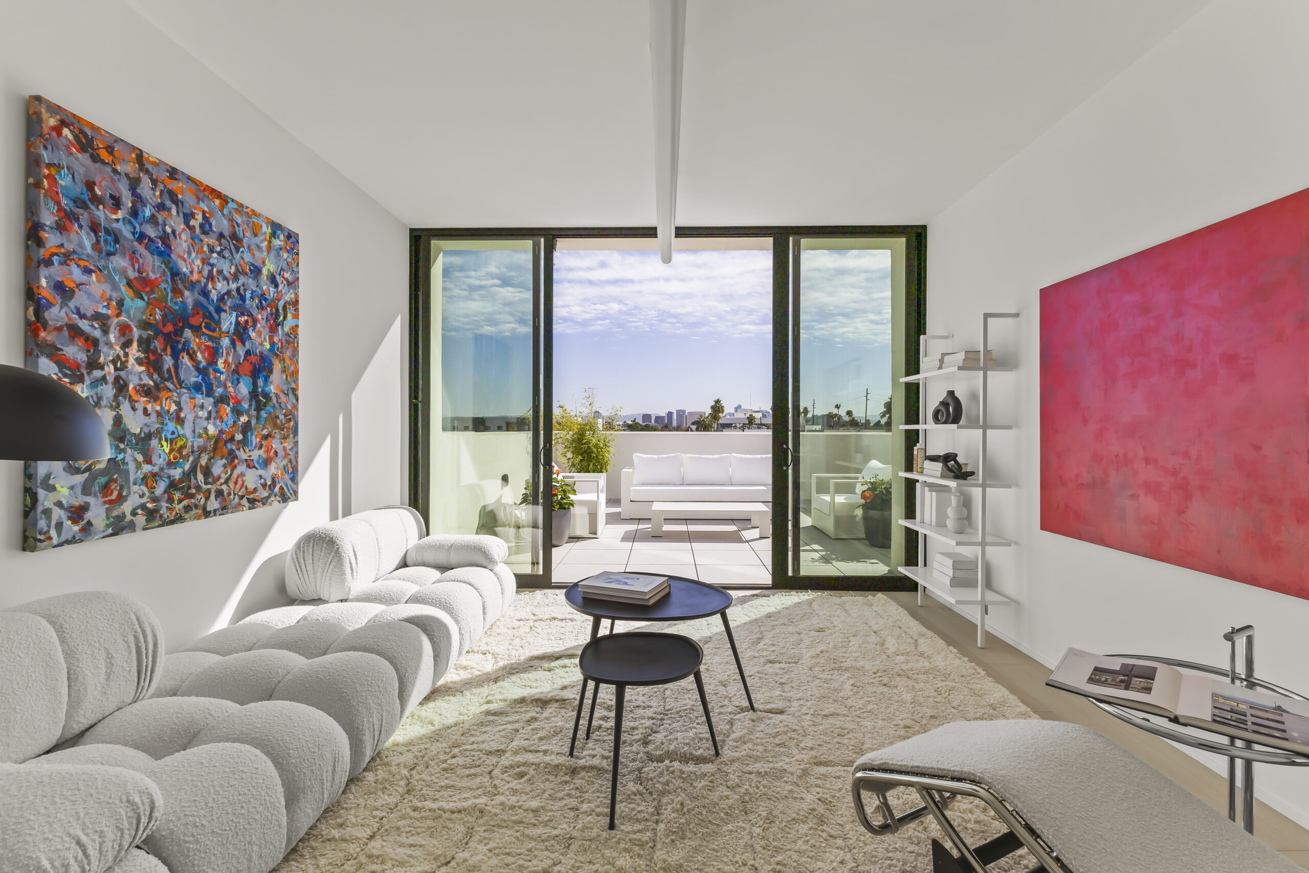 Interior photo of a townhome unit at Soleil in Midtown Phoenix.