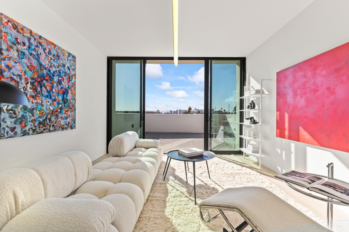 Interior photo of a townhome unit at Soleil in Midtown Phoenix.