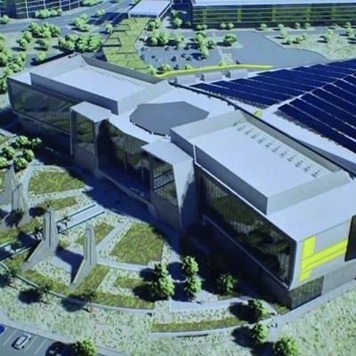 Rendering of Axon's new proposed headquarters in North Scottsdale.