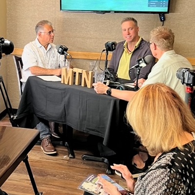 Aaron Auxier appearing on the 'Move The Needle' Podcase with Steve Petz and Mathew Blades.