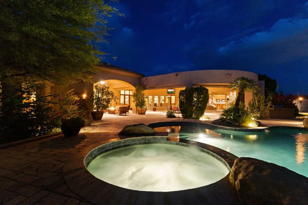 A luxury home in North Scottsdale.