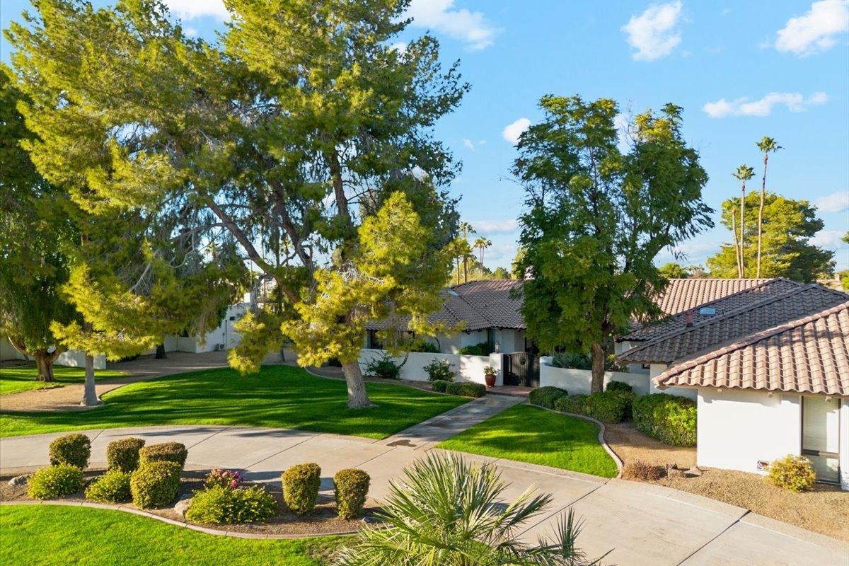 Sprawling Paradise Valley home with large trees