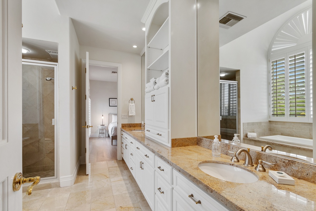 Interior of a clean, modern luxury home.