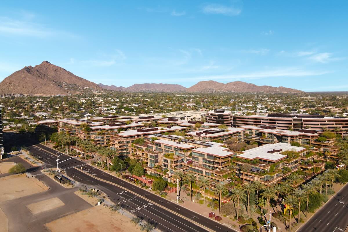 Aerial view of Scottsdale